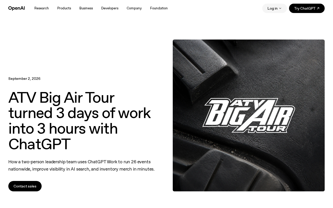 How ChatGPT Compressed 3 Days of Work Into 3 Hours: A Real-World Case Study From an Extreme Sports Team