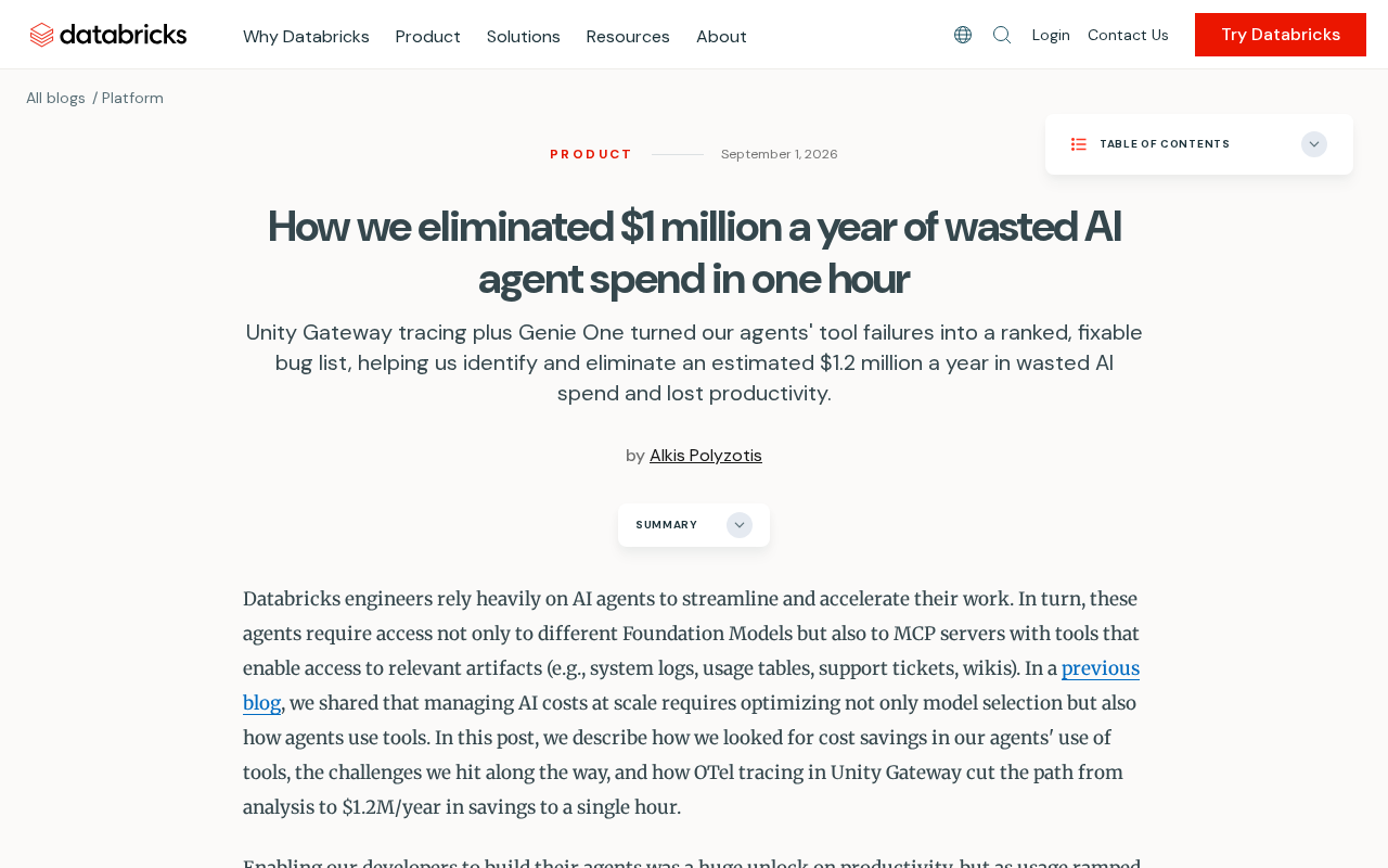 AI Agent Cost Optimization in Practice: Engineering Wisdom That Saved $1 Million in One Hour