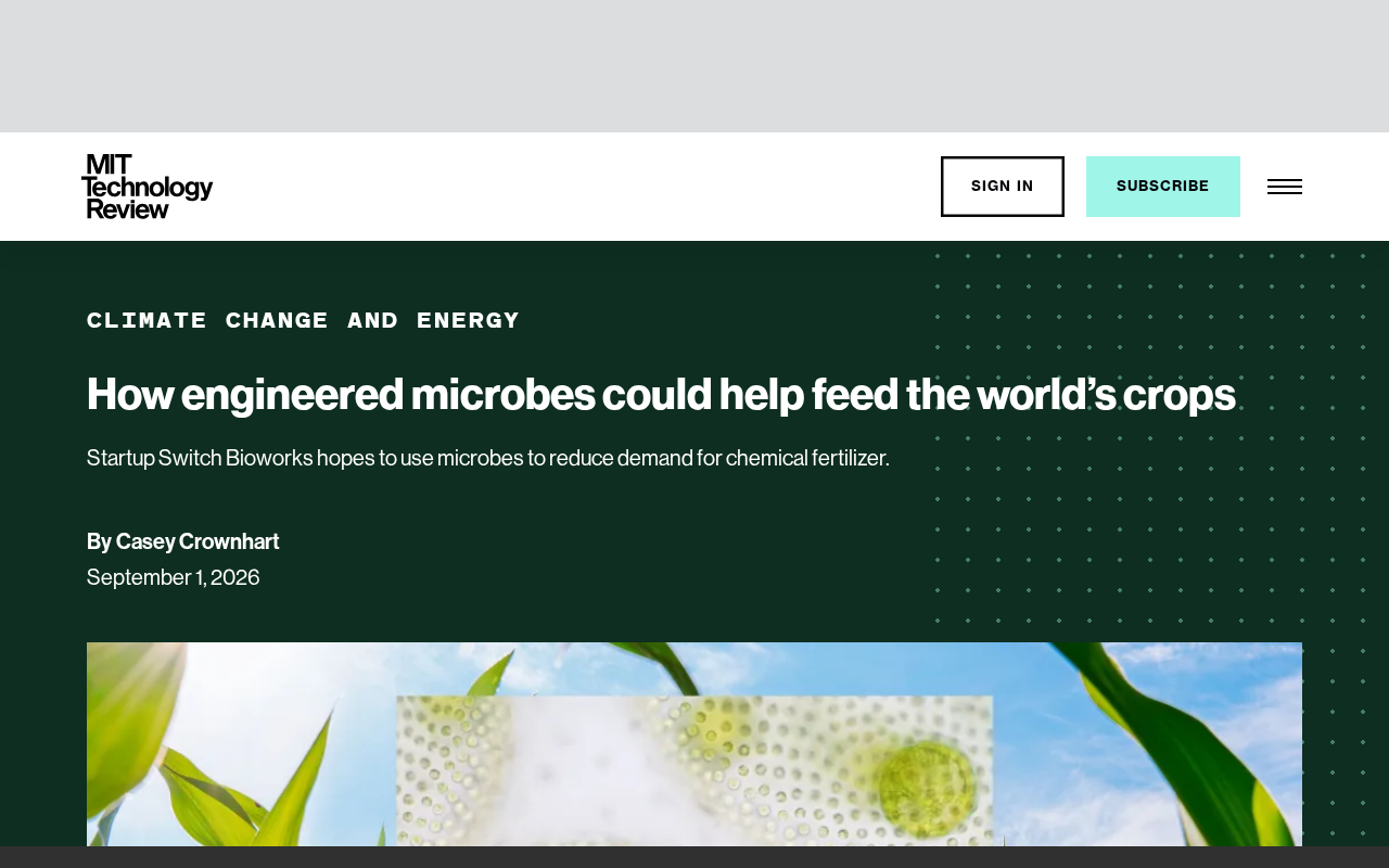 Engineered Microbial Nitrogen Fixation: A New Path to Agricultural Decarbonization by Replacing Synthetic Fertilizers