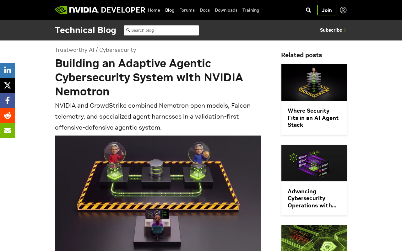 Agentic Adaptive Security