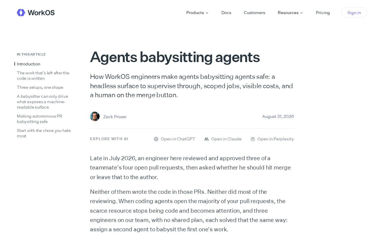 Agents Supervising Agents: Four Principles for Safe AI-Automated Collaboration