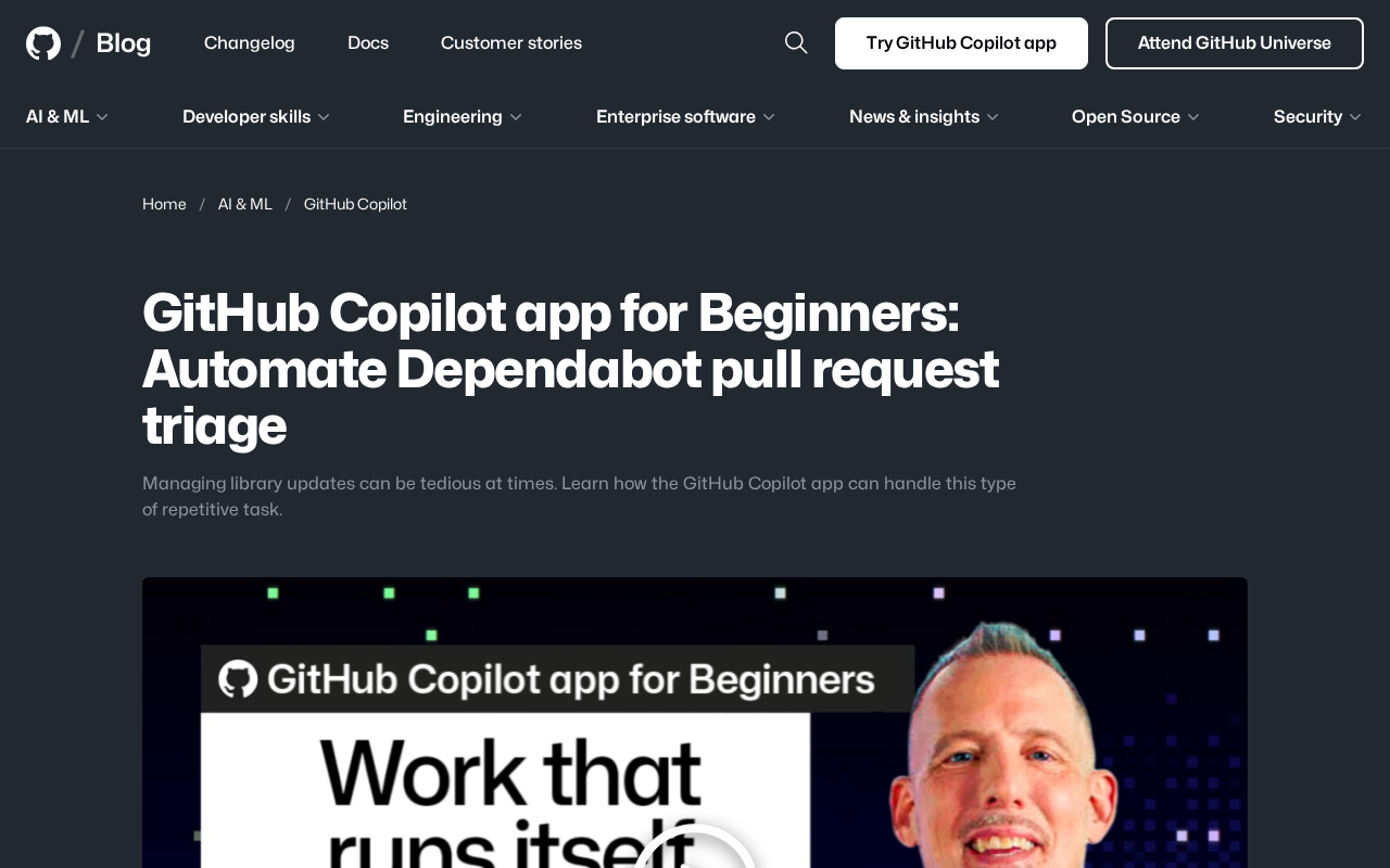 用GitHub Copilot自动化Dependabot依赖更新审查