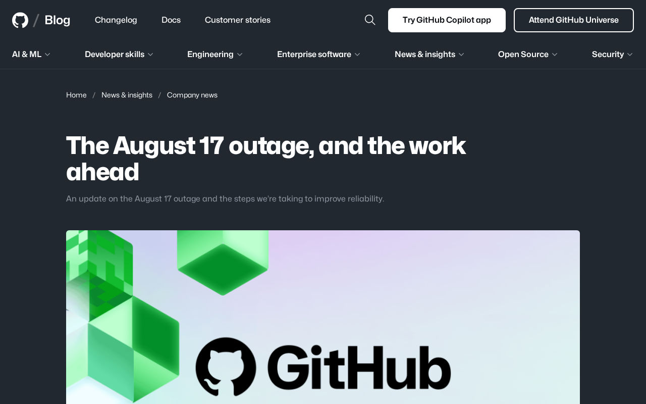 GitHub Outage Post-Mortem: Root Cause Analysis and Disaster Recovery Lessons for Developers