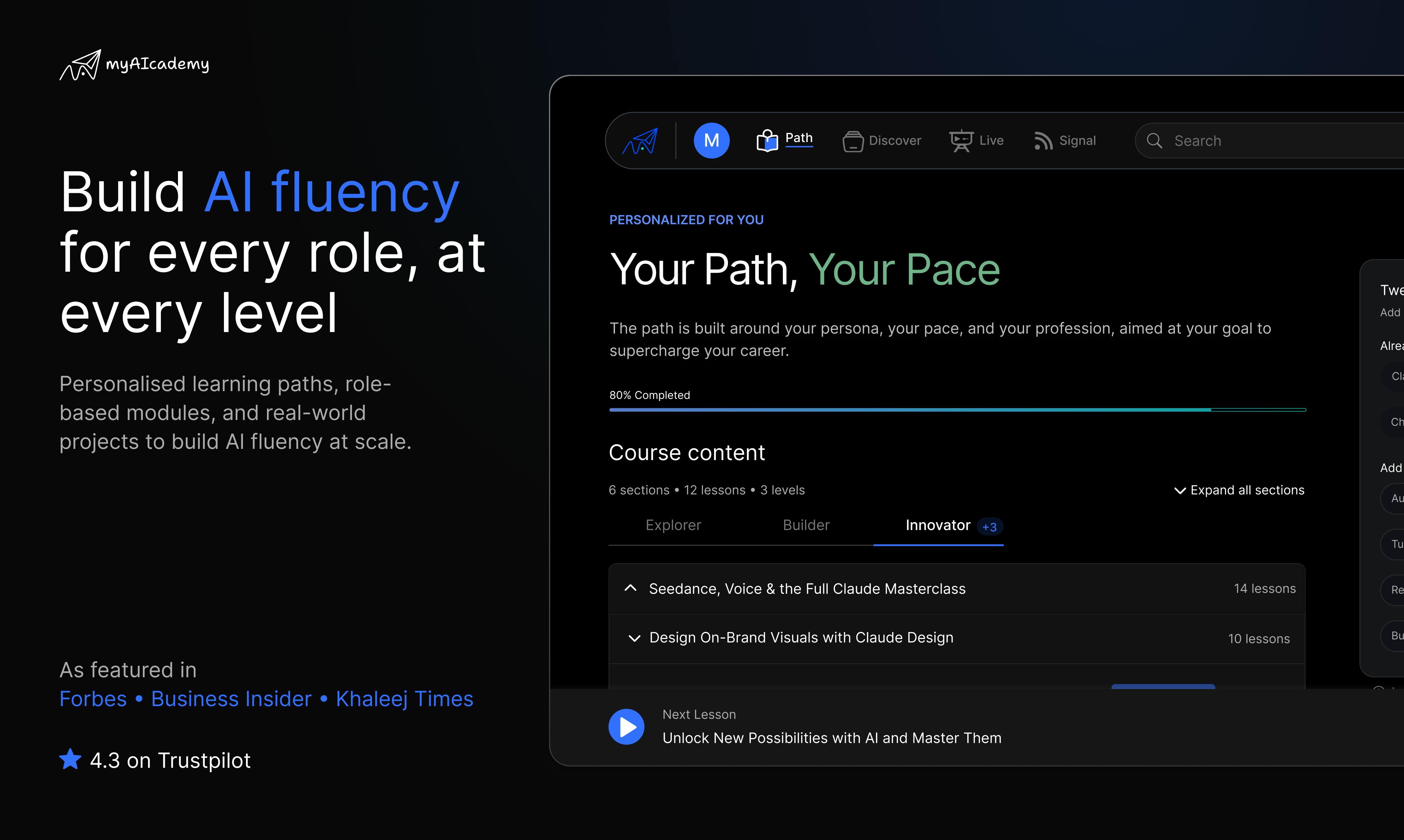 myAIcademy: Role-Based AI Skills Training That Goes Beyond Generic Courses