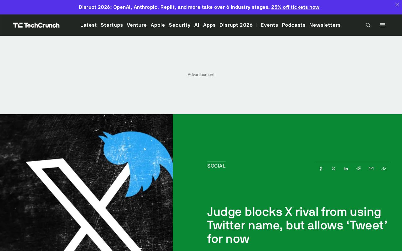 Judge Rules X Likely Abandoned the Tweet Trademark, Letting a Rival Legally Launch Tweet.app