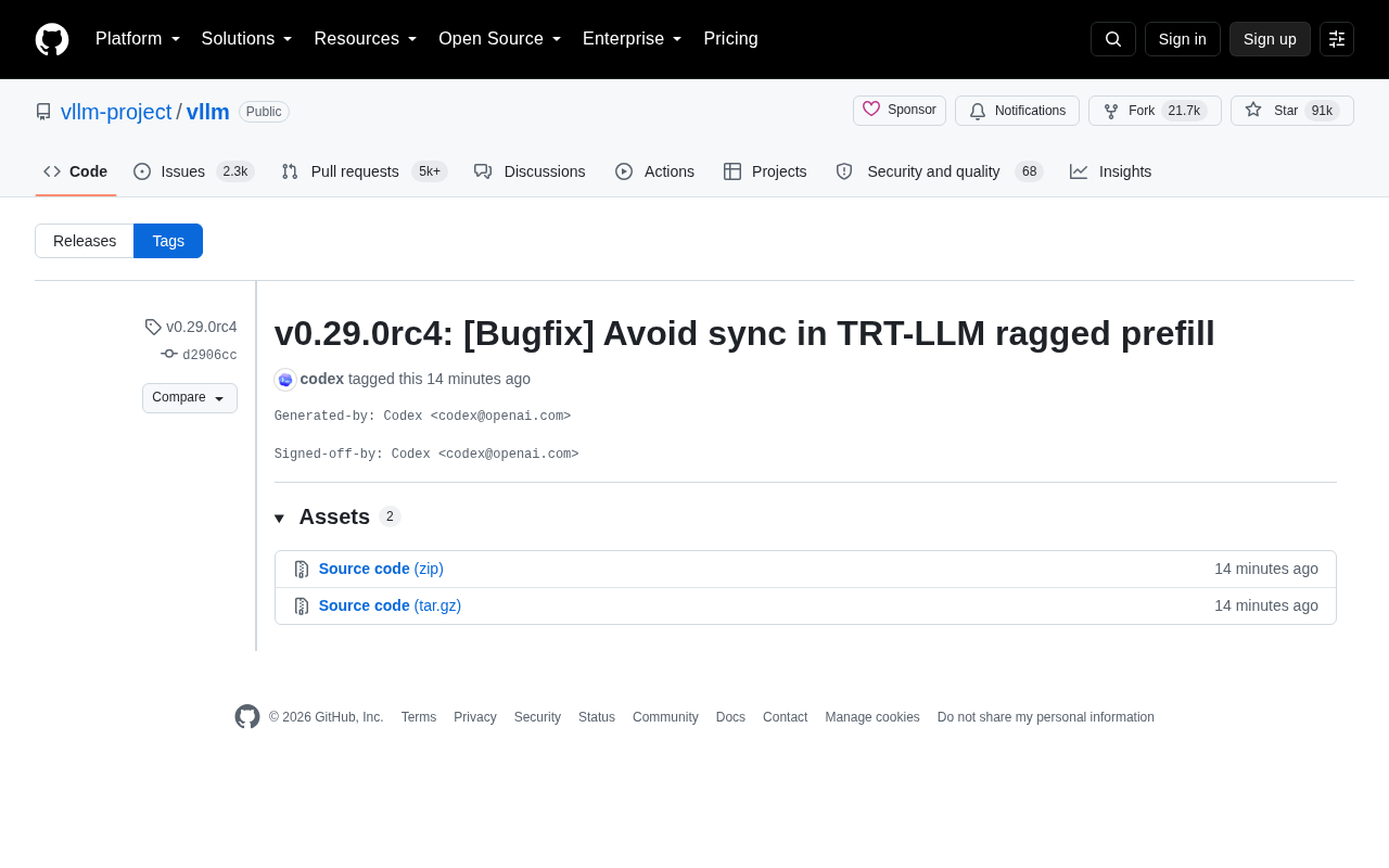 vLLM v0.29.0rc4 Released: Fixing the TRT-LLM Inference Synchronization Bottleneck Explained