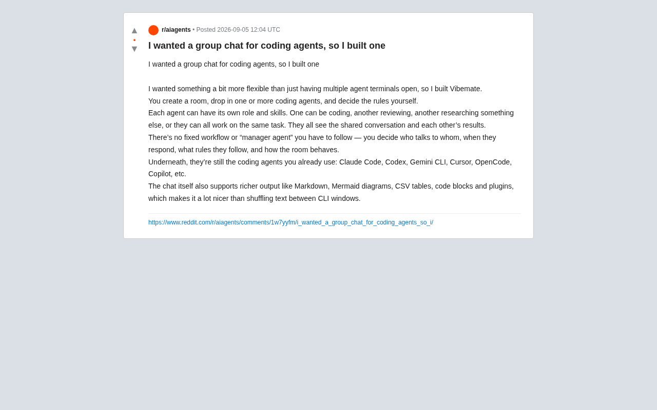 Vibemate: An Open-Source Tool for Multi-Agent AI Coding Collaboration in a Shared Chat Room