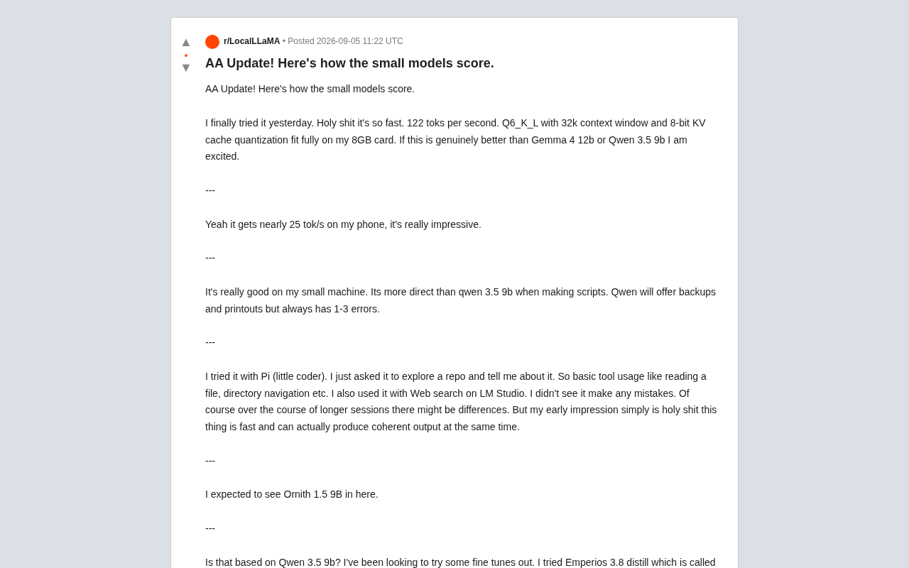 ActionAssist Small Model Review: Real-World Experience at 122 tok/s