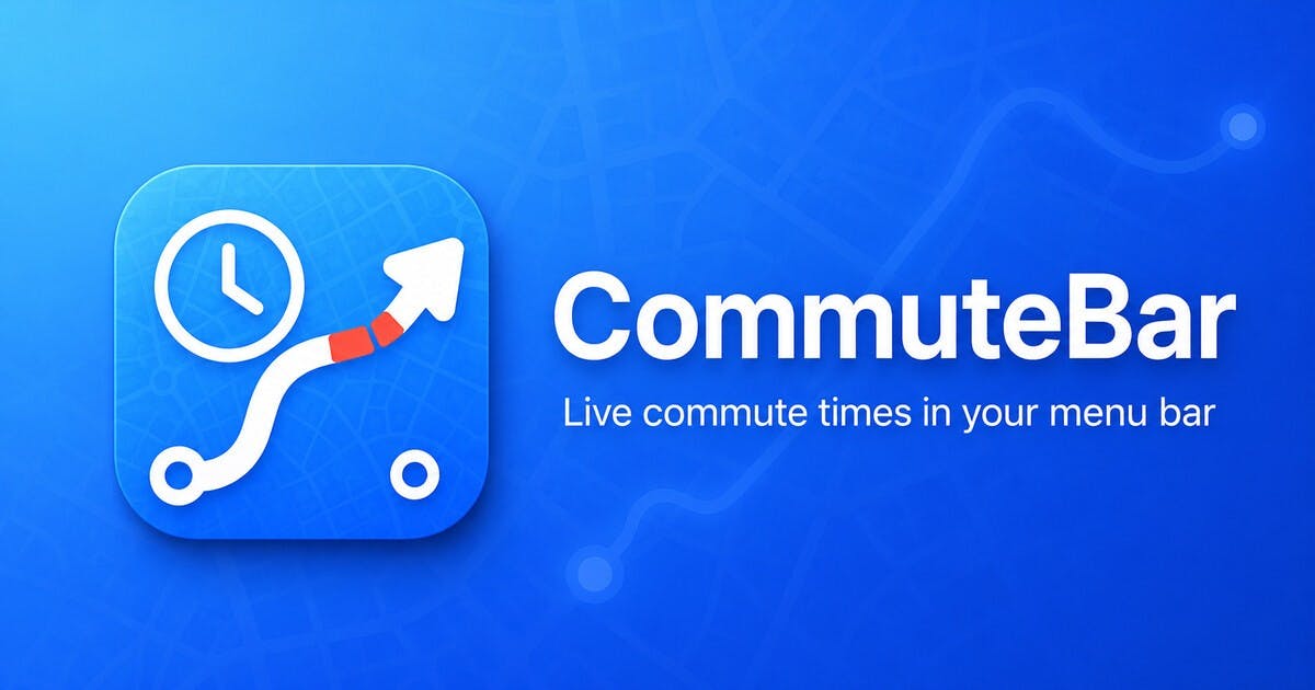 CommuteBar: A Real-Time Mac Menu Bar Commute Assistant — Know the Perfect Time to Leave at a Glance