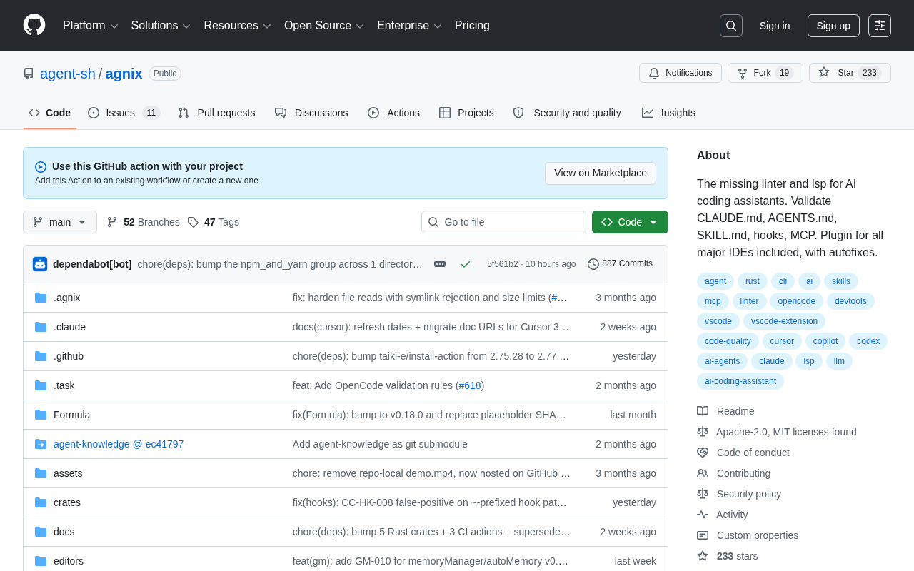 Agnix: The First Linter for AI Coding Assistant Configuration Files, with LSP Real-Time Validation
