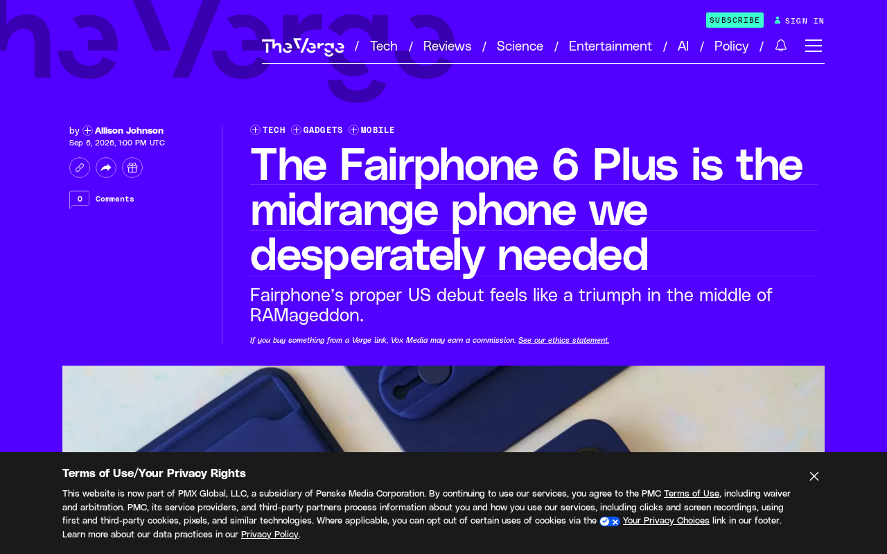 Fairphone 6 Plus评测:可持续手机终于不再妥协