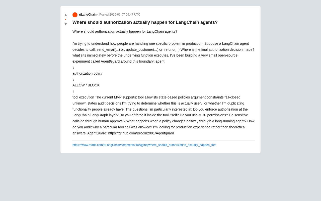 LangChain Agent 授权管控:四种策略与生产实践