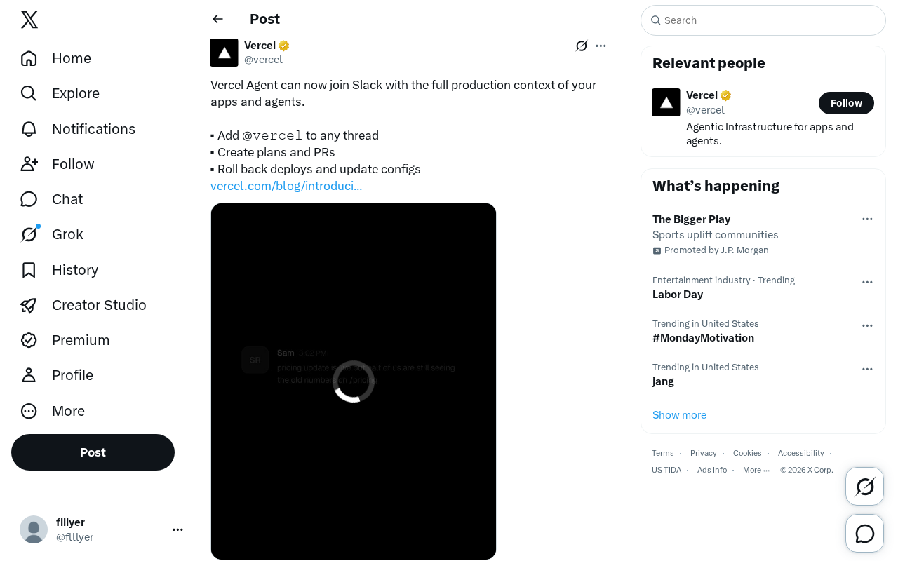 Vercel Agent Integrates with Slack: Conversational AI for Managing Production Environments
