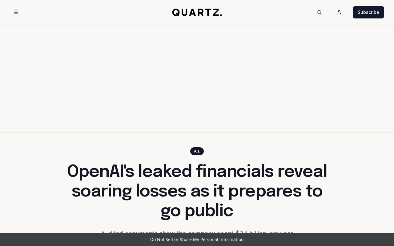 OpenAI巨亏385亿美元:IPO前的财务真相与资本博弈
