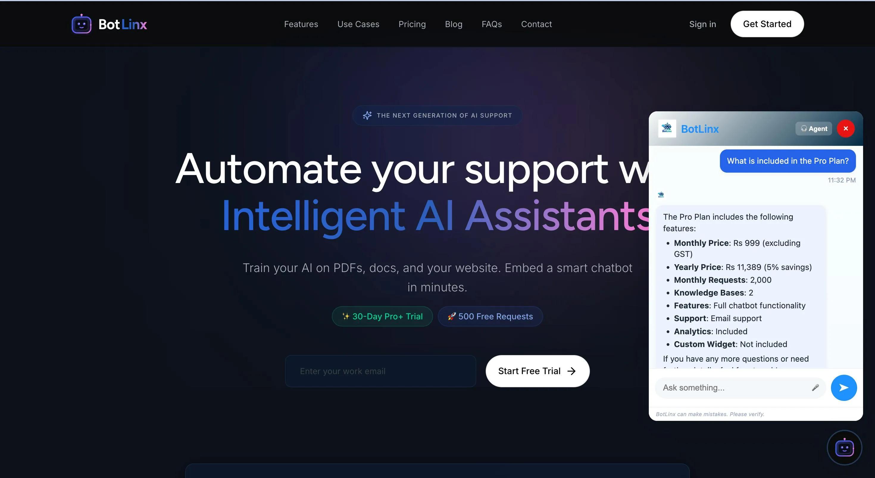 BotLinx评测:上传文档即可构建AI客服机器人