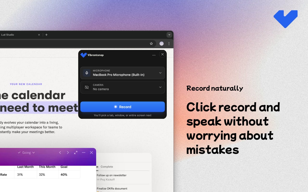 Vibrantsnap Review: Turn Screen Recordings into Professional Product Demos with One Click