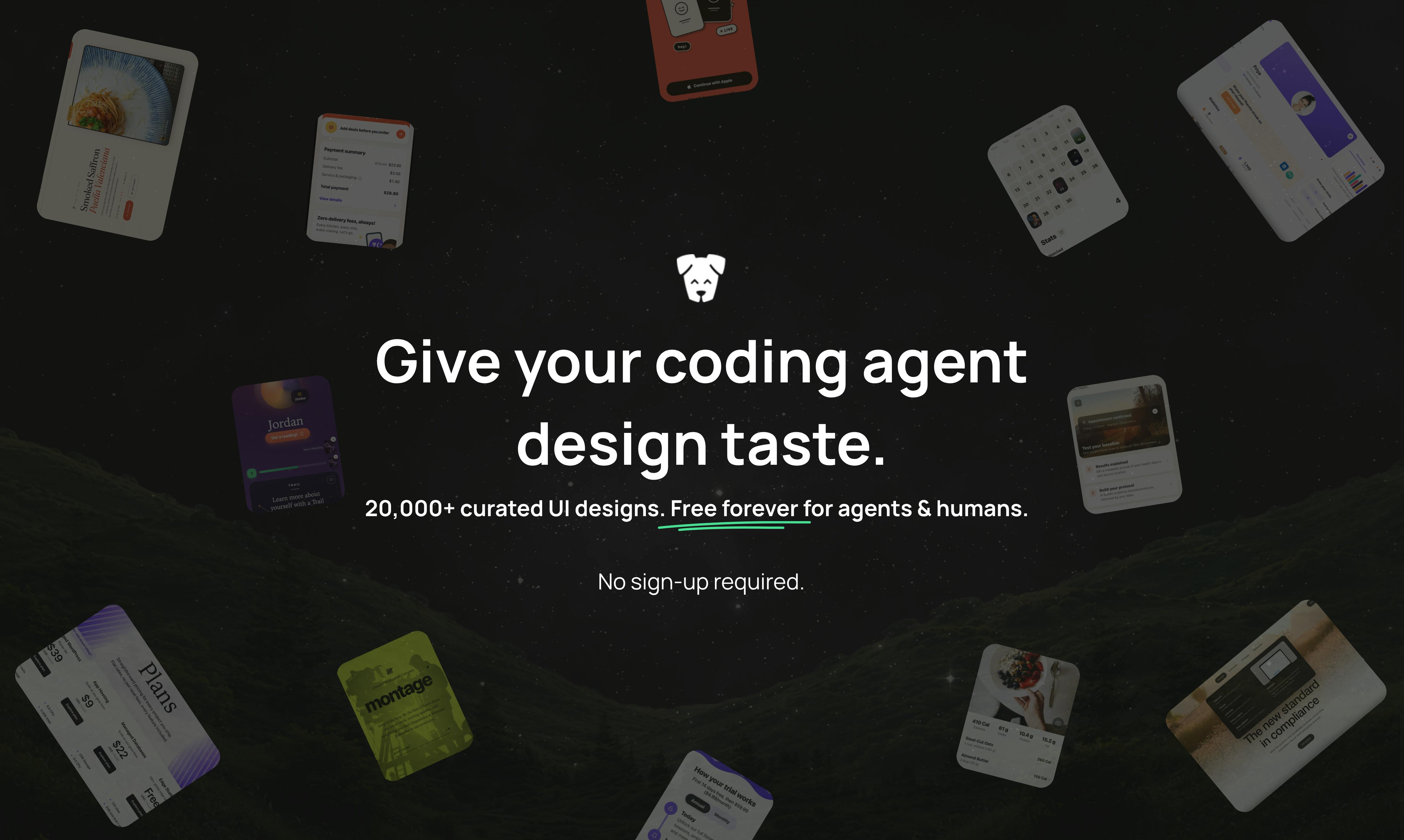 Kombai Gallery: 20,000+ Curated UI Designs, Free Forever