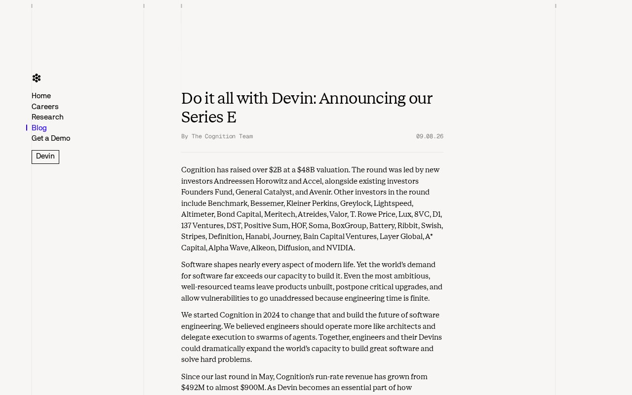 Devin母公司Cognition融资20亿美元,估值飙至480亿