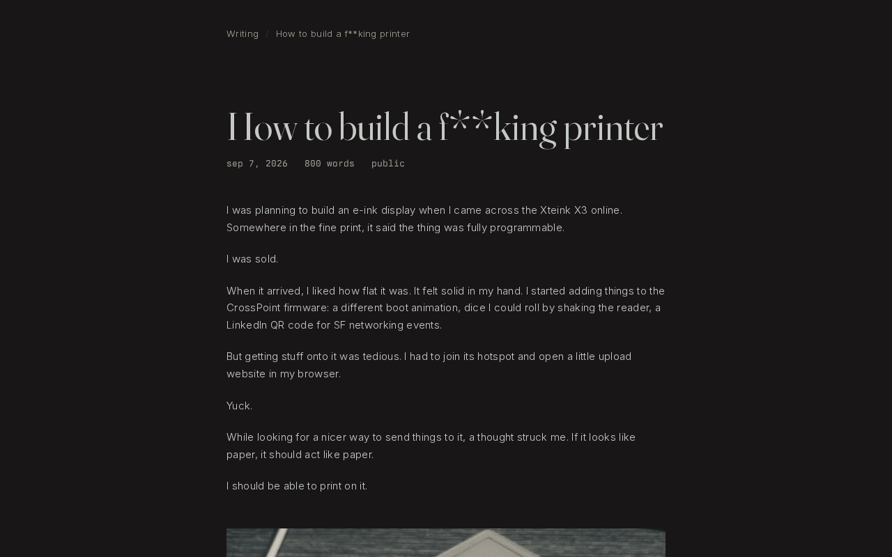 DIY Printer Build Tutorial: Constructing a Complete Printing System from Scratch