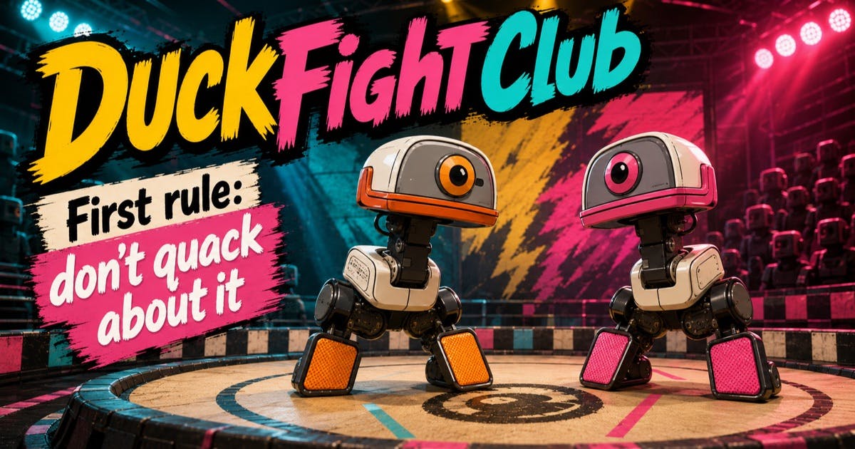 DuckFightClub: An AI Robot Duck Fighting Arena