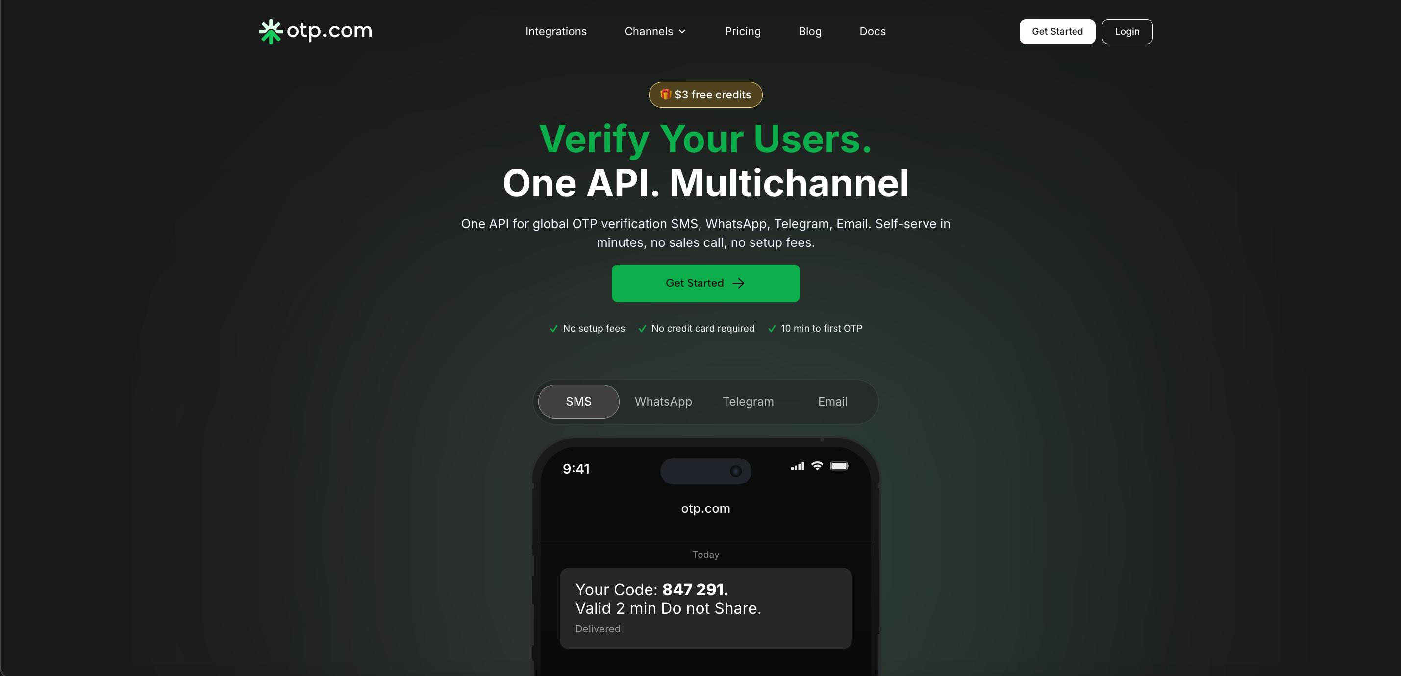 OTP.com Review: One API to Unify SMS, WhatsApp, Email, and Telegram OTP Delivery