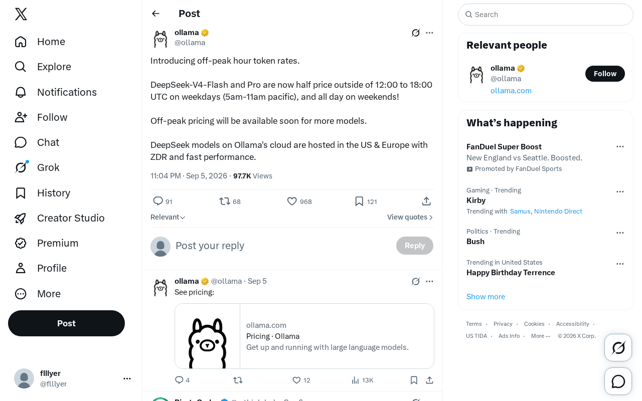 Ollama Time-of-Use Pricing: DeepSeek Model Off-Peak 50% Discount Strategy Explained