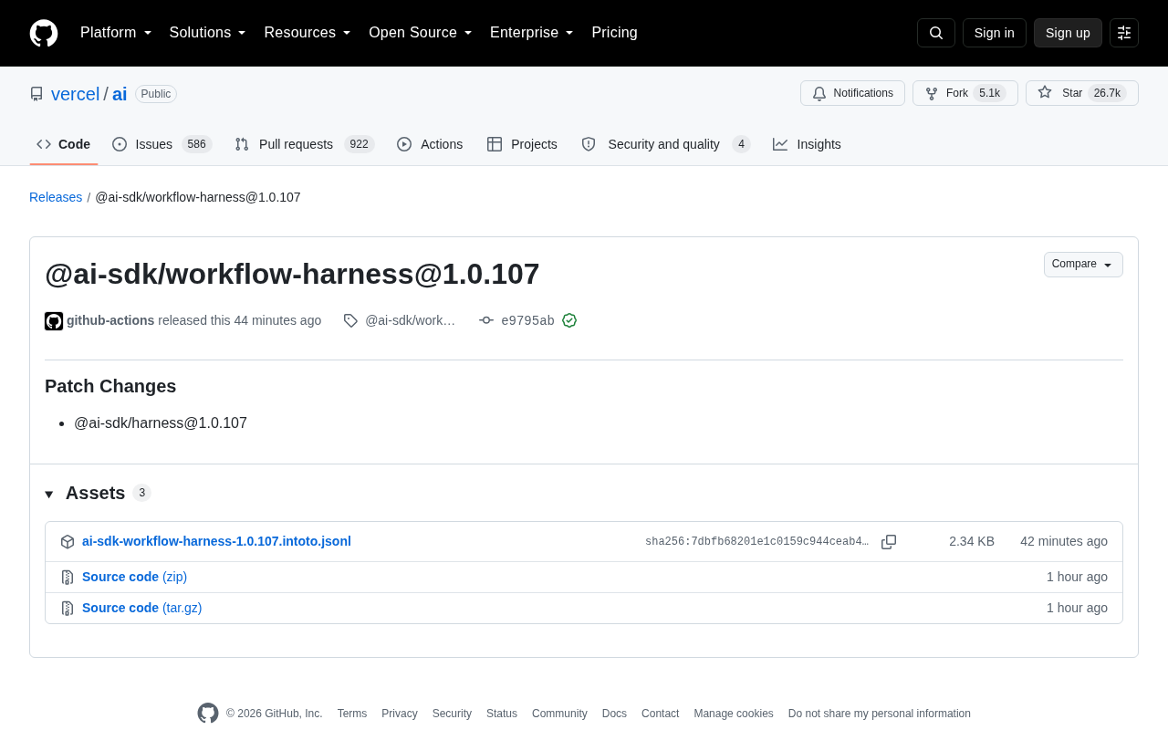 Vercel AI SDK workflow-harness 更新解读