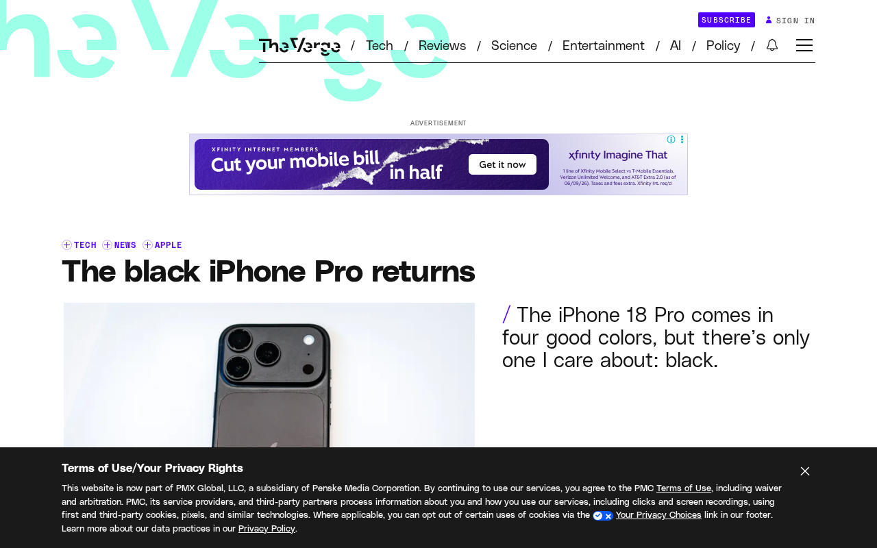 Black Returns to iPhone Pro: Apple Revives a Classic Design Choice
