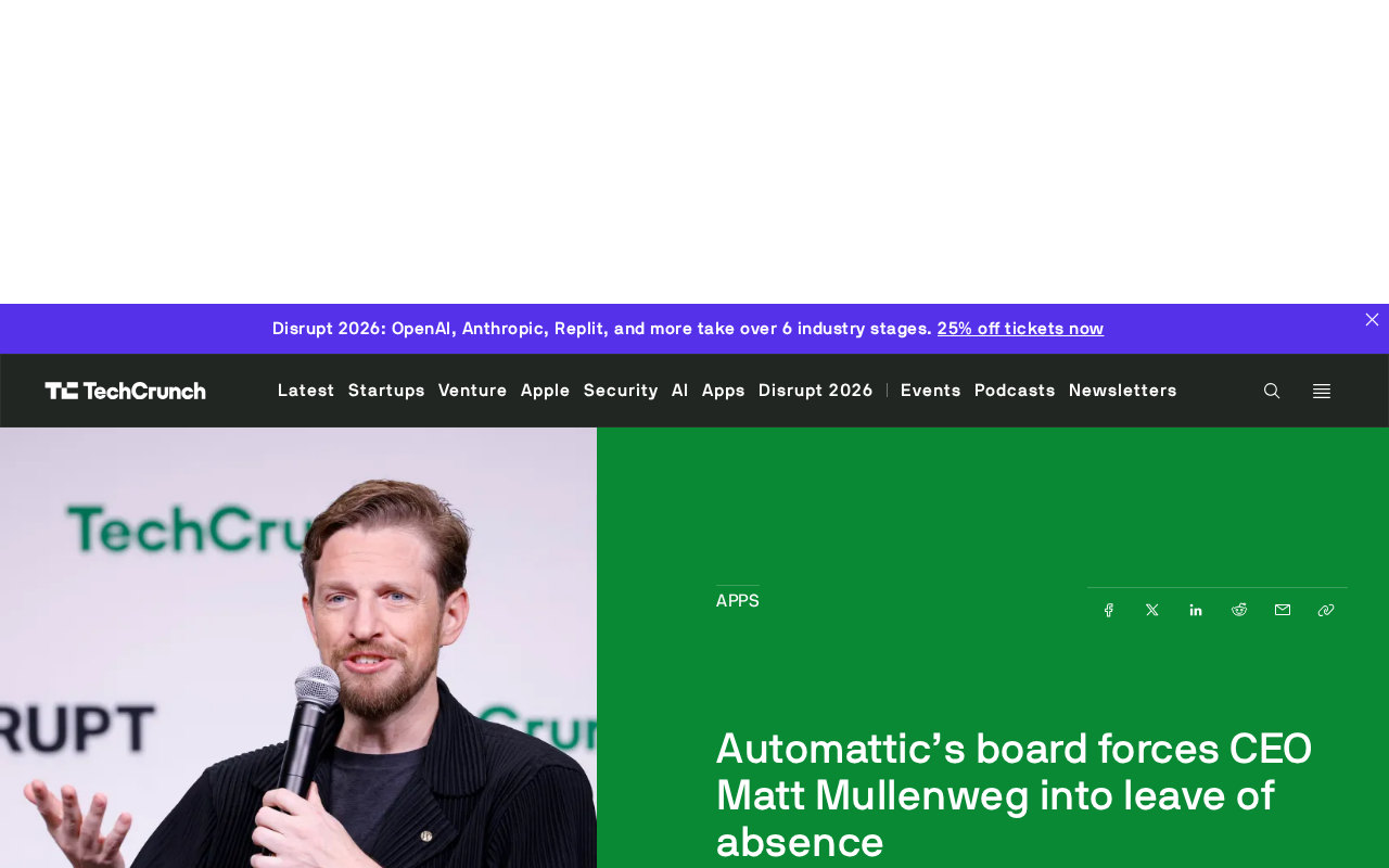 Deep Dive: Automattic's Board Forces CEO Matt Mullenweg on Mandatory Leave