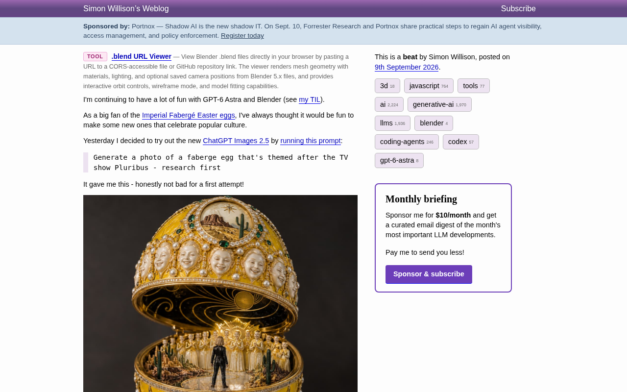AI Image to 3D Model: Connecting a Multimodal Workflow with a Blender Browser Viewer