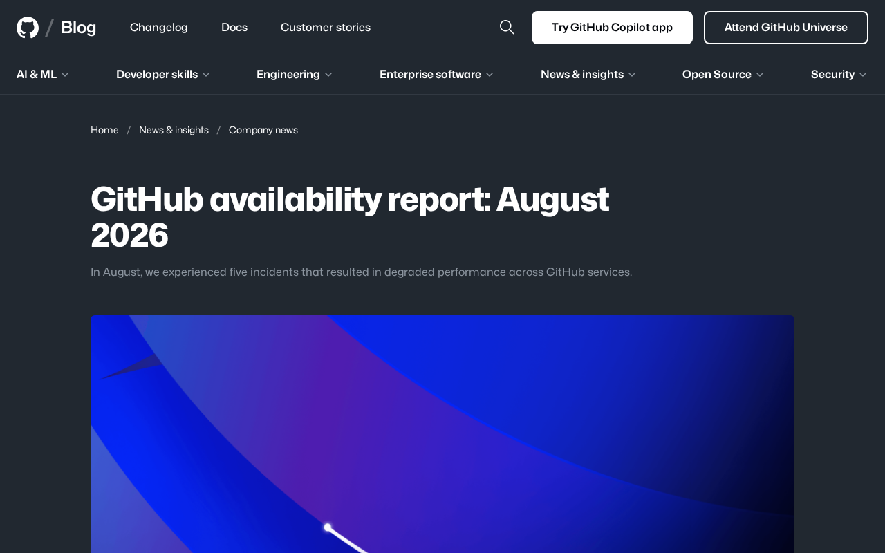 GitHub可用性报告解读:平台稳定性与开发者应对策略
