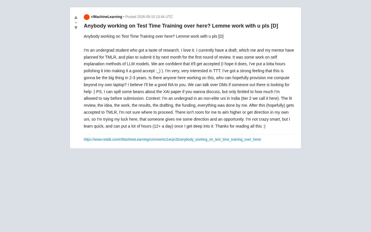 Test Time Training (TTT): The Next Big AI Research Frontier
