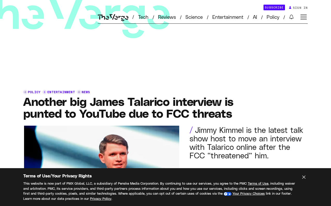 Under FCC Pressure, YouTube Becomes a Safe Harbor for Political Interviews
