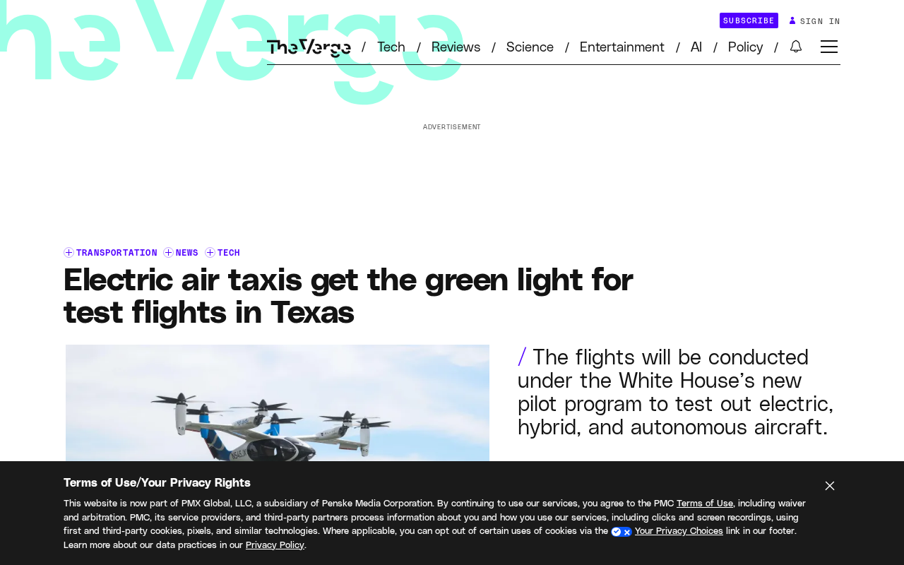 Texas Leads the Way in Electric Air Taxi Test Flights: eVTOL Commercialization Enters Real-World Testing Phase