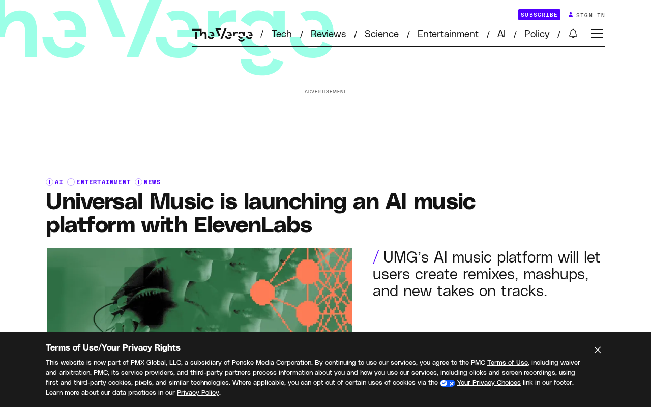 Universal Music Teams Up with ElevenLabs to Launch AI Music Platform, Ushering in a New Era of Licensed Remixing