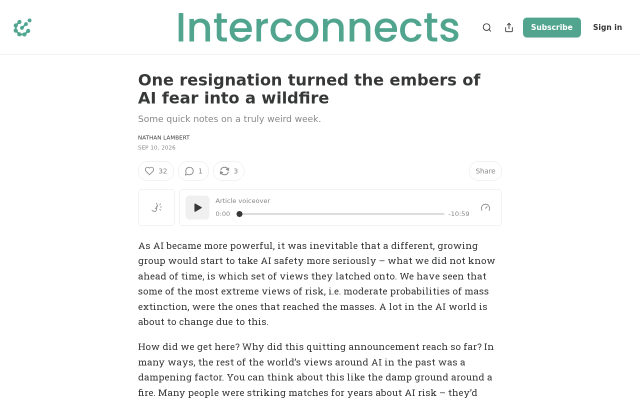 How One Resignation Letter Ignited a Wildfire of AI Fear