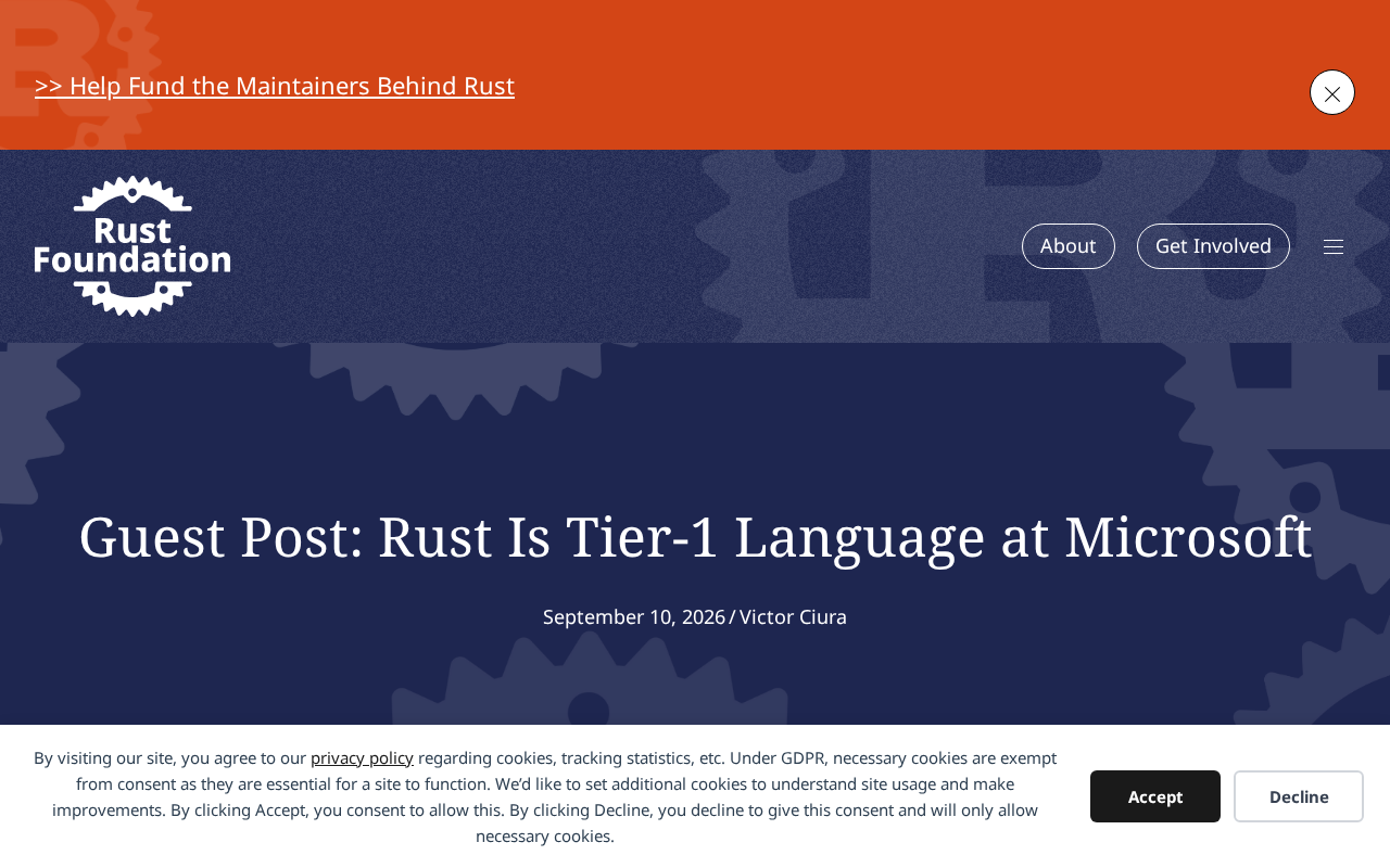 What It Means That Microsoft Has Made Rust a Tier-1 Language