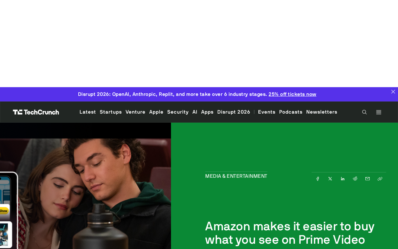 Amazon Prime Video's 'Shop While You Watch': How AI Visual Recognition Is Powering a New Streaming Commerce Experience