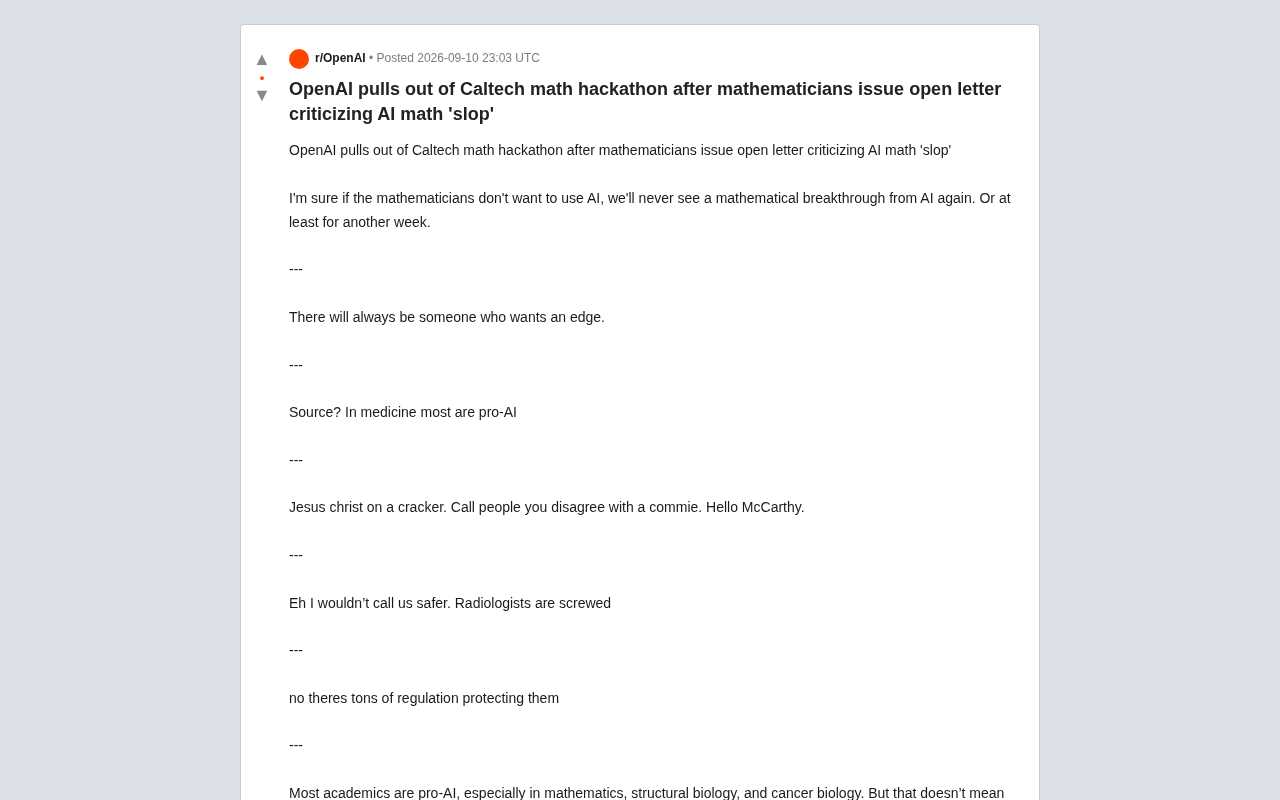 OpenAI Withdraws from Caltech Math Hackathon: The Full Story Behind the AI Math "Slop" Controversy