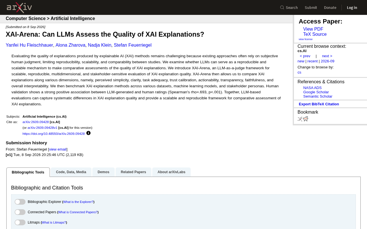 XAI-Arena: Using Large Language Models to Judge the Quality of Explainable AI Explanations