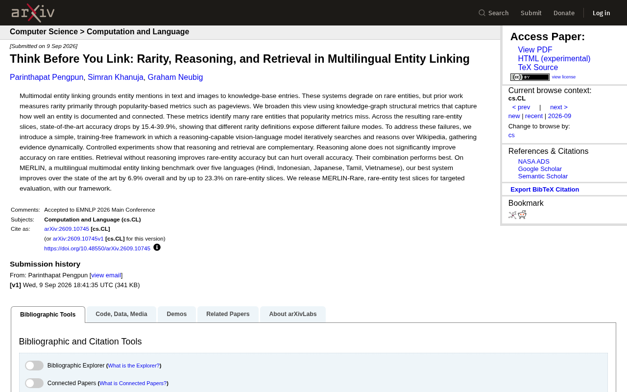 Think Before You Link: How Reasoning + Retrieval Tackles Rare Entity Linking in Multilingual Settings