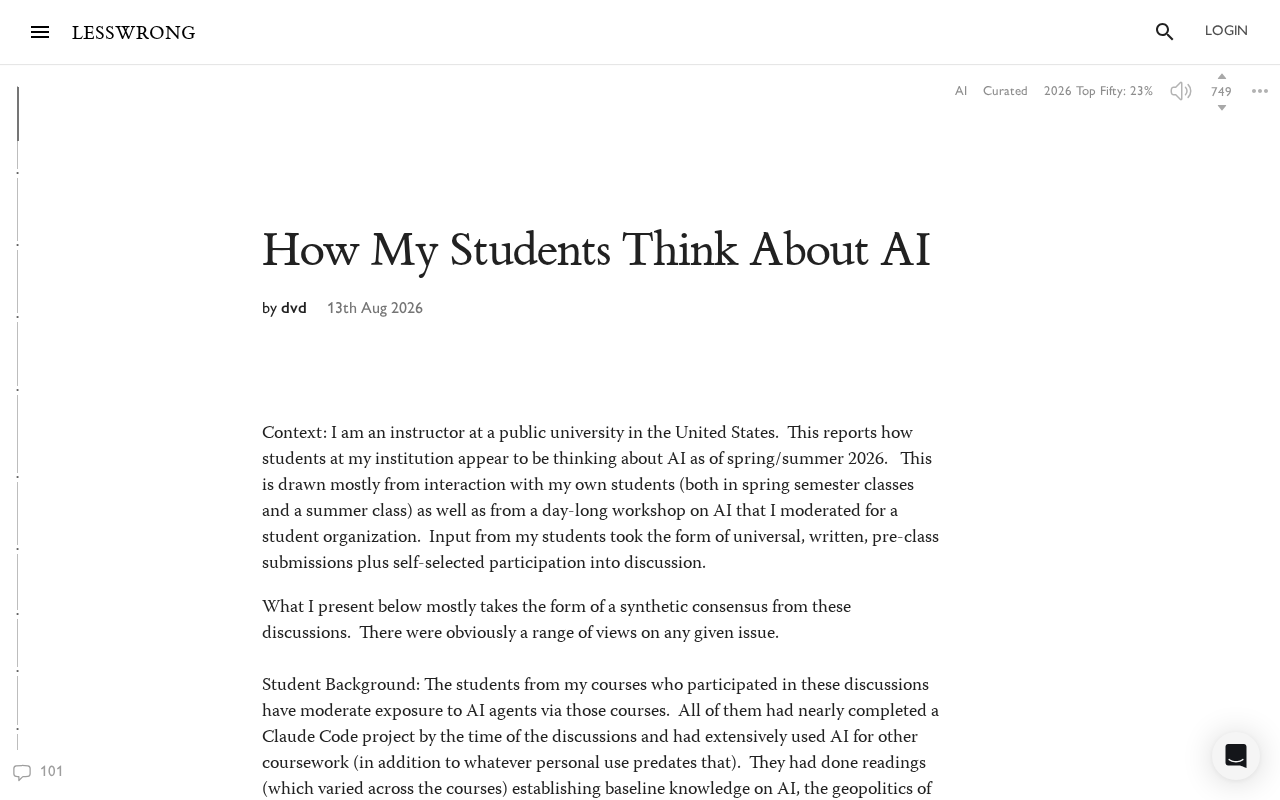 How Do Students Really See AI? Classroom Observations and Educational Reflections from a Frontline Teacher