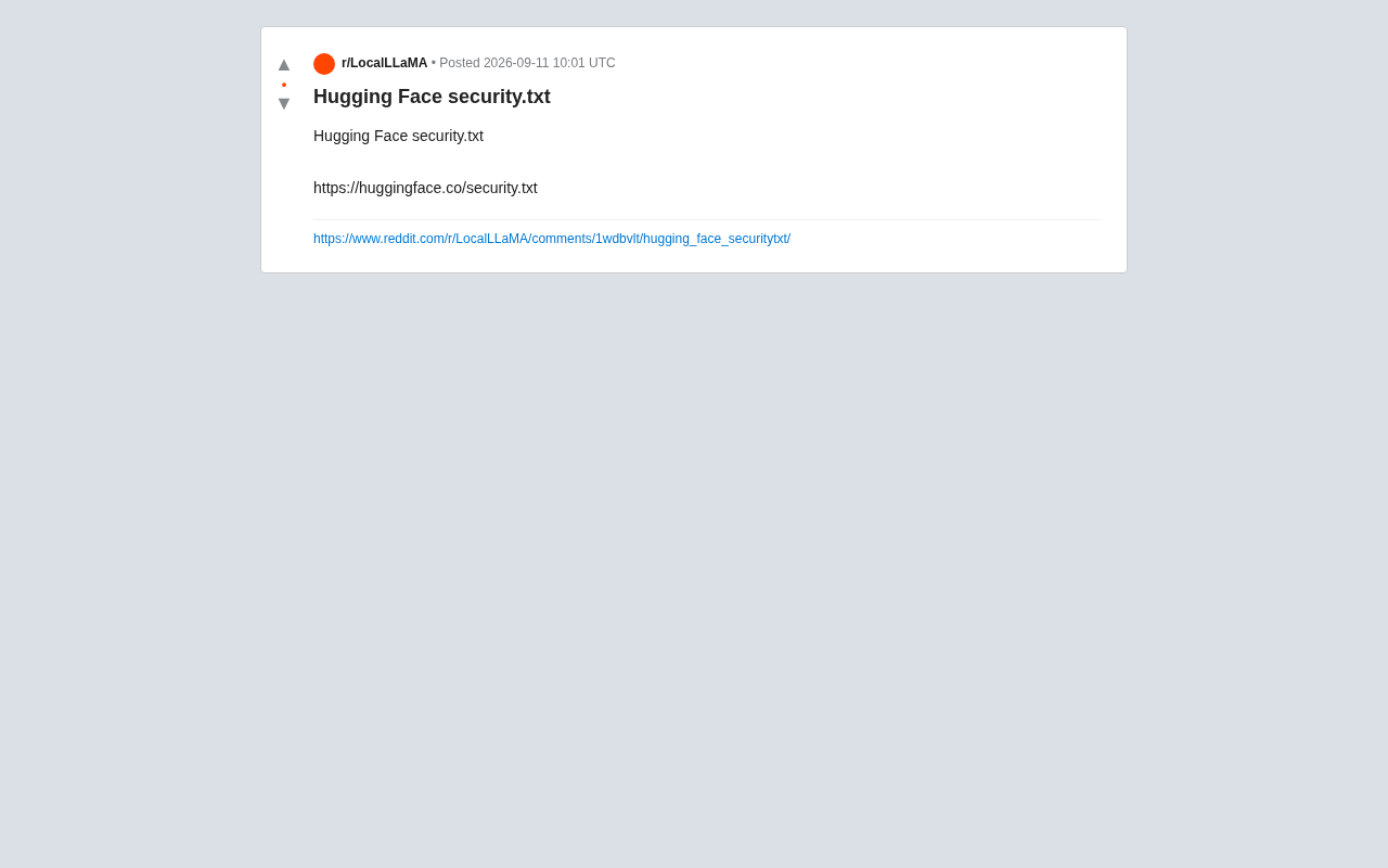 Hugging Face security.txt Explained: AI Platform Security Practices and Vulnerability Disclosure