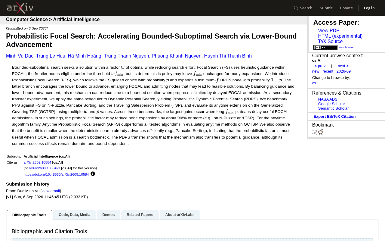 Probabilistic Focal Search (PFS): A New Mechanism That Cuts Bounded-Suboptimal Search Costs by Over 90%