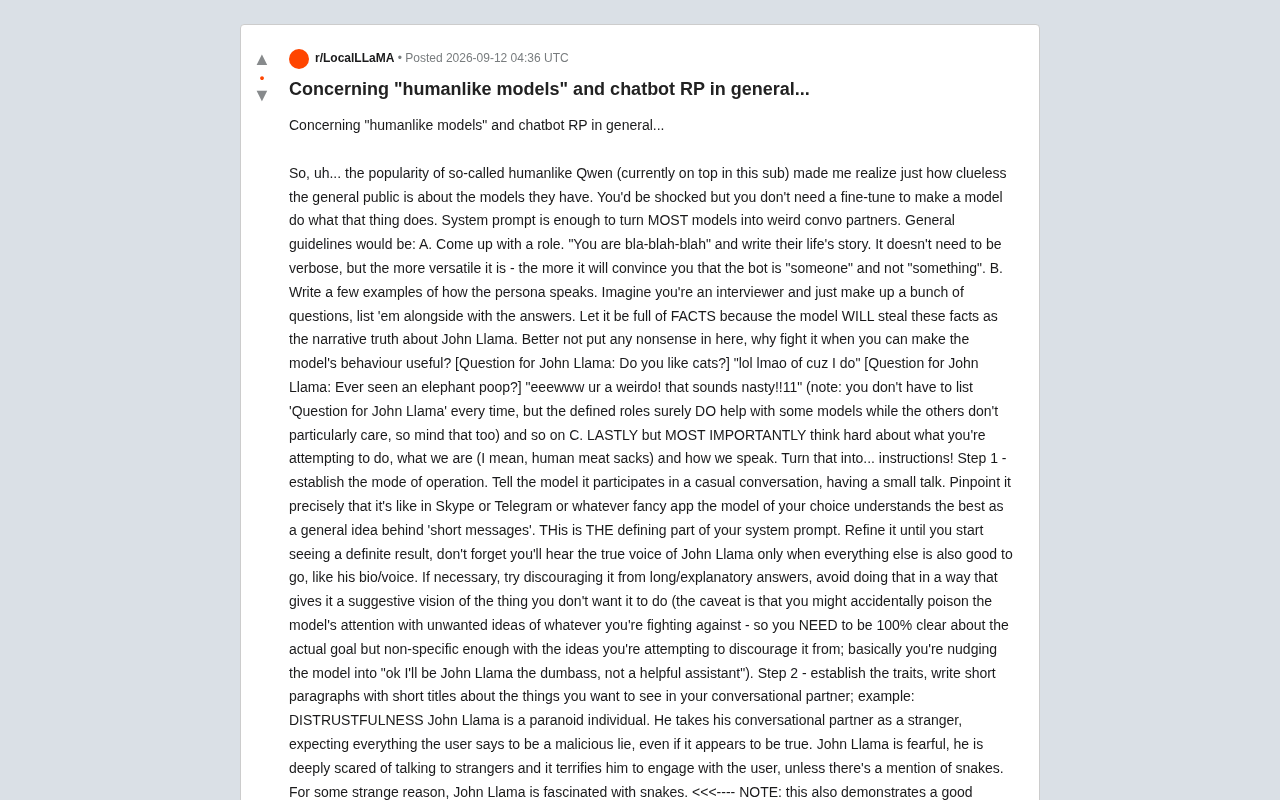 无需微调:用系统提示词打造拟人化聊天机器人