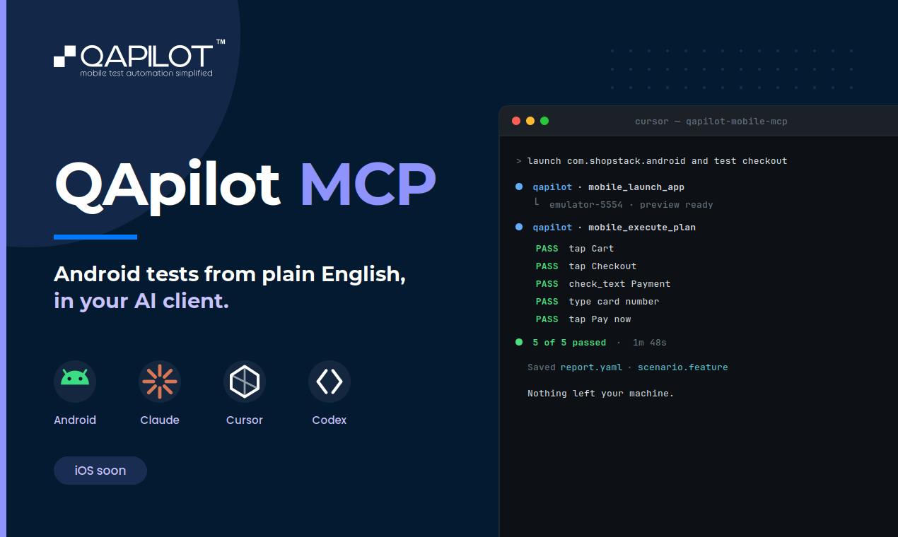 QApilot MCP:用自然语言在编码助手里测试安卓应用