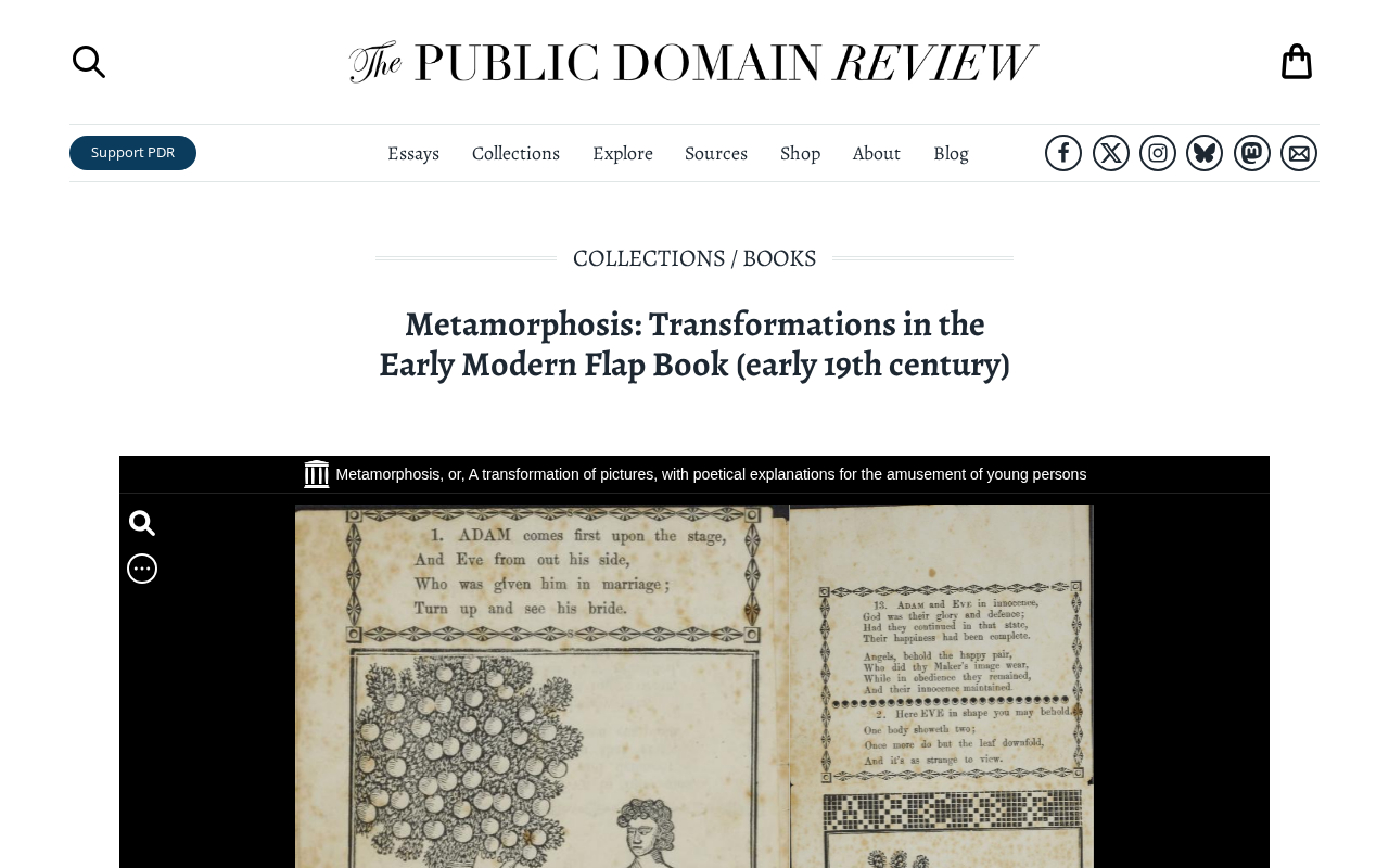 Metamorphosis in Print: A Brief History of the Early Modern Flap Book
