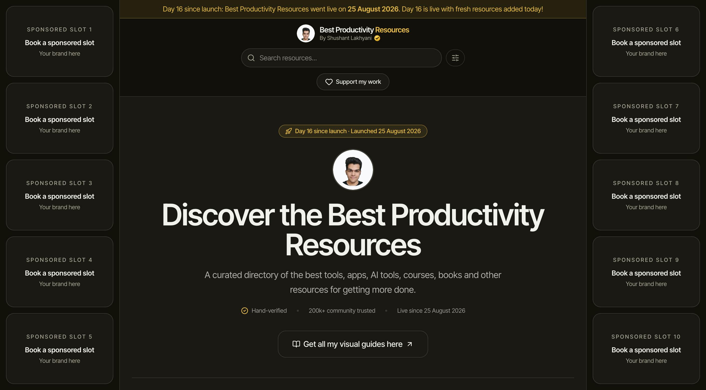 Best Productivity Resources: A Hand-Curated Directory of Productivity Tools