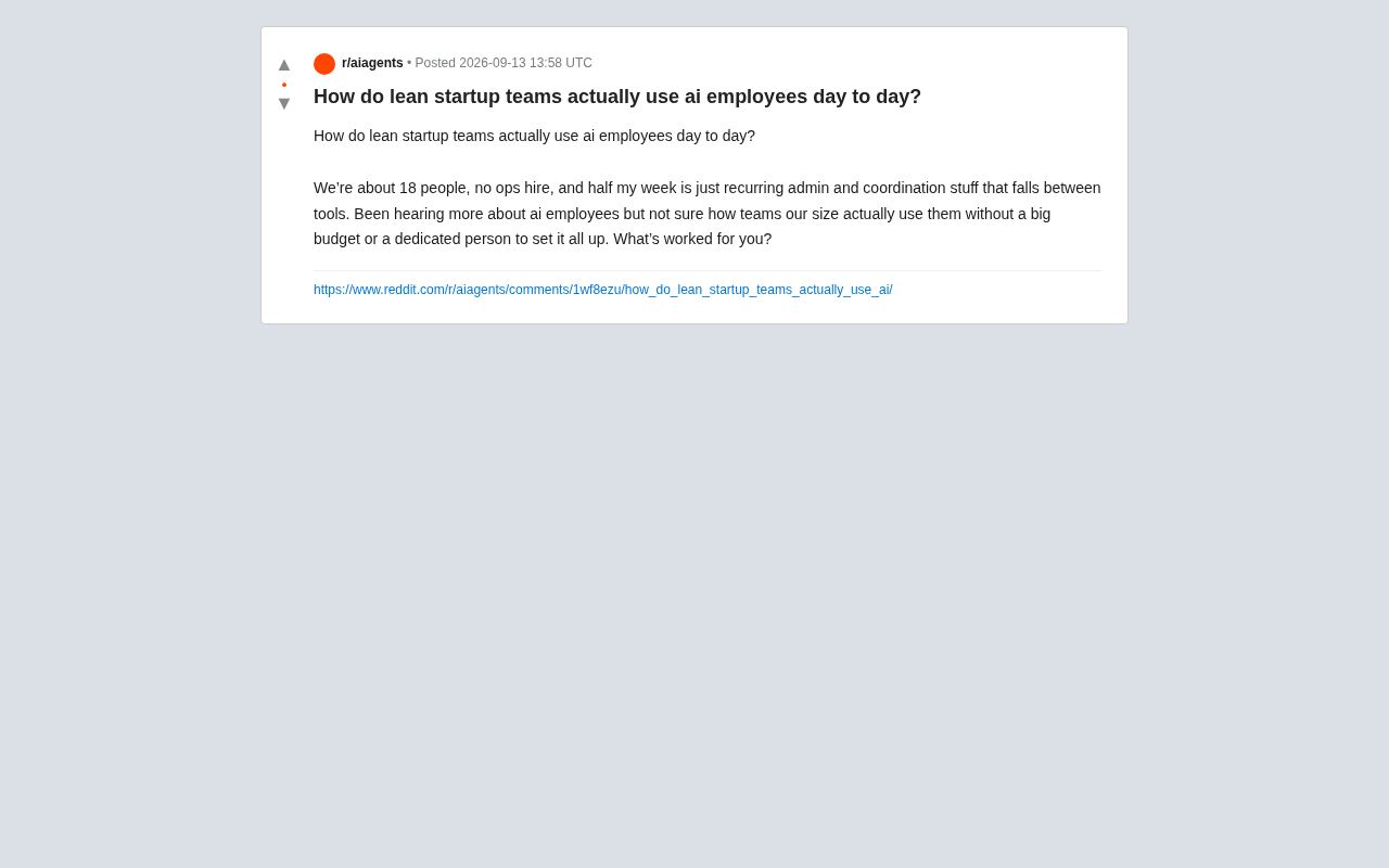 How Lean Startup Teams Use AI Employees Day to Day: A Practical Guide