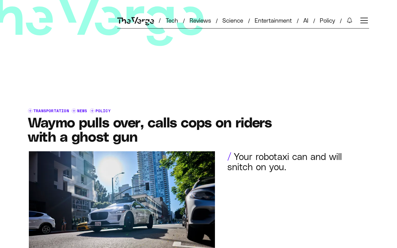 Waymo Robotaxi Calls Police on Its Own Passengers: Two Armed Minors Arrested